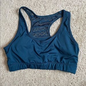 Blue Bomber Bra